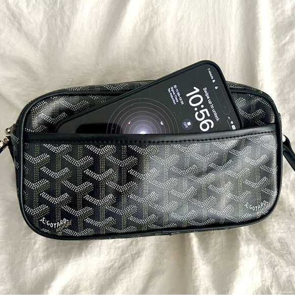 👑✅PRICE FIRM✅ Black Fashion Monogram Sac Cap Vert Style Crossbody Bag. - Picture 4 of 17